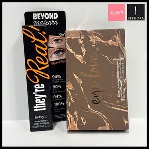 Benefit They’re Real Mascara and Sephora Palette new
